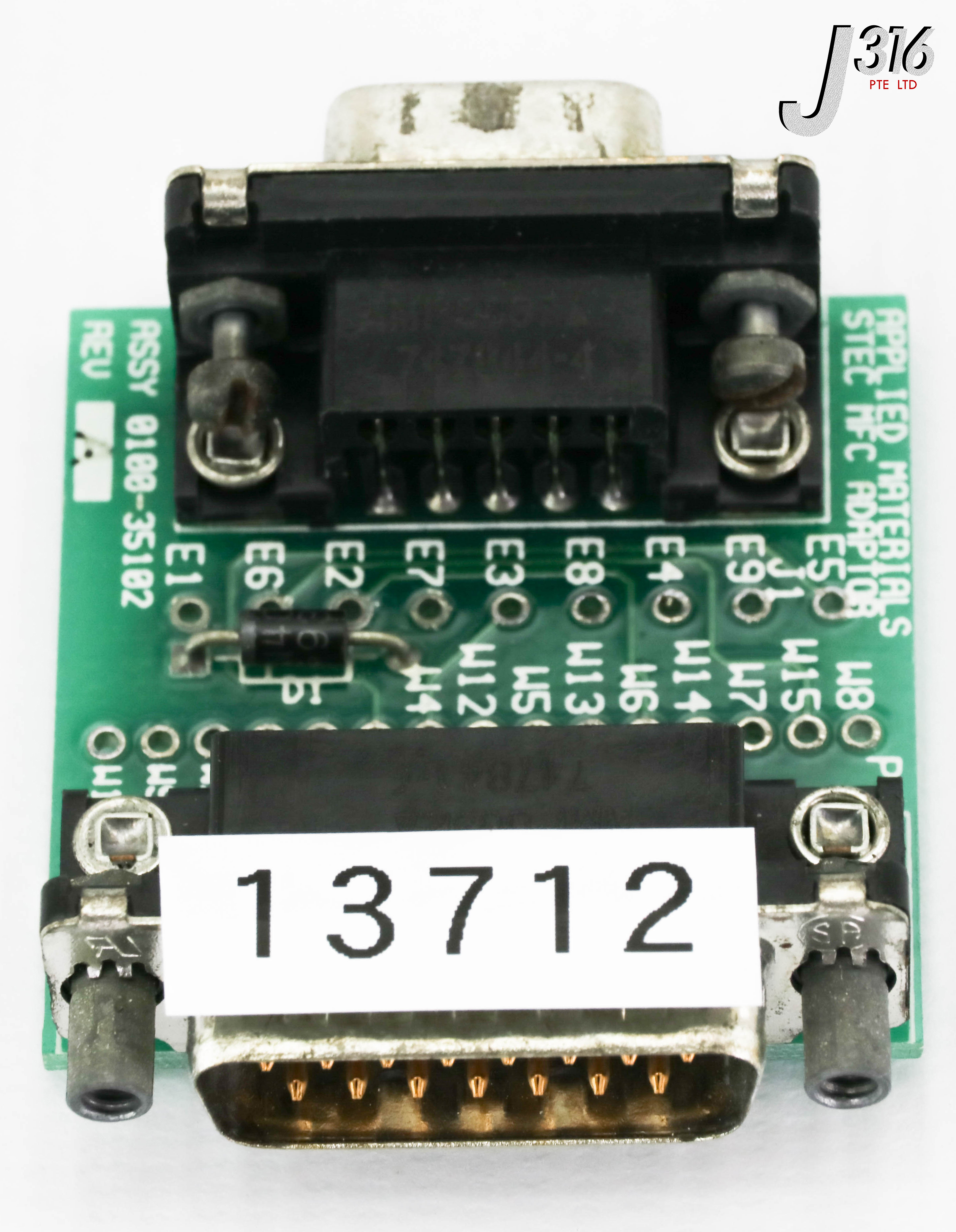 6ケース 13712 APPLIED MATERIALS PCB ASSY, STEC MFC ADAPTOR METC 0100-35102